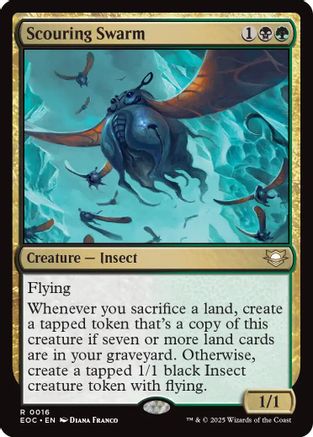 Image of Scouring Swarm (EOC-016) - Commander: Edge of Eternities