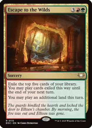 Image of Escape to the Wilds (EOC-115) - Commander: Edge of Eternities