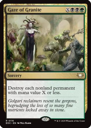 Image of Gaze of Granite (EOC-116) - Commander: Edge of Eternities