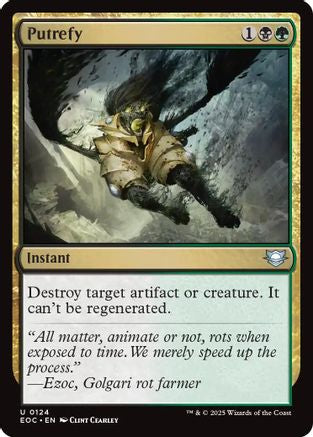 Image of Putrefy (EOC-124) - Commander: Edge of Eternities