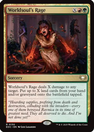 Image of Worldsoul's Rage (EOC-130) - Commander: Edge of Eternities