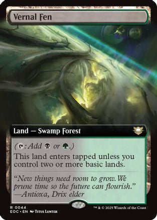 Image of Vernal Fen (Extended Art) (EOC-044) - Commander: Edge of Eternities