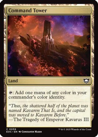 Image of Command Tower (EOC-059) - Commander: Edge of Eternities