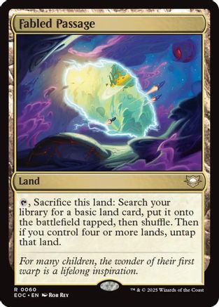 Image of Fabled Passage (EOC-060) - Commander: Edge of Eternities