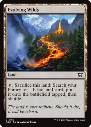 Image of Evolving Wilds (EOC-158) - Commander: Edge of Eternities