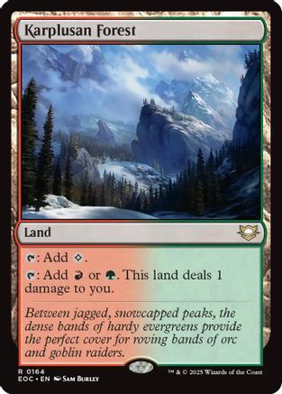 Image of Karplusan Forest (EOC-164) - Commander: Edge of Eternities