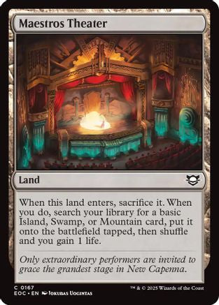 Image of Maestros Theater (EOC-167) - Commander: Edge of Eternities