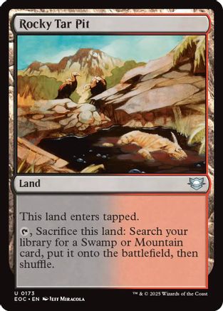 Image of Rocky Tar Pit (EOC-173) - Commander: Edge of Eternities