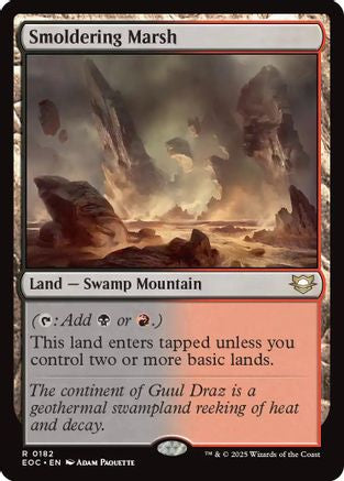 Image of Smoldering Marsh (EOC-182) - Commander: Edge of Eternities