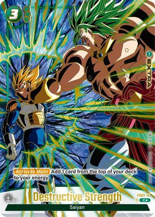 Image of Destructive Strength (1st Anniversary Set) (FS03-16) - Starter Deck 3 Broly Holofoil