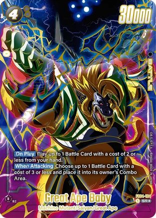 Image of Great Ape Baby (1st Anniversary Set) (FB04-104) - Fusion World Promotion Cards and Packs Holofoil