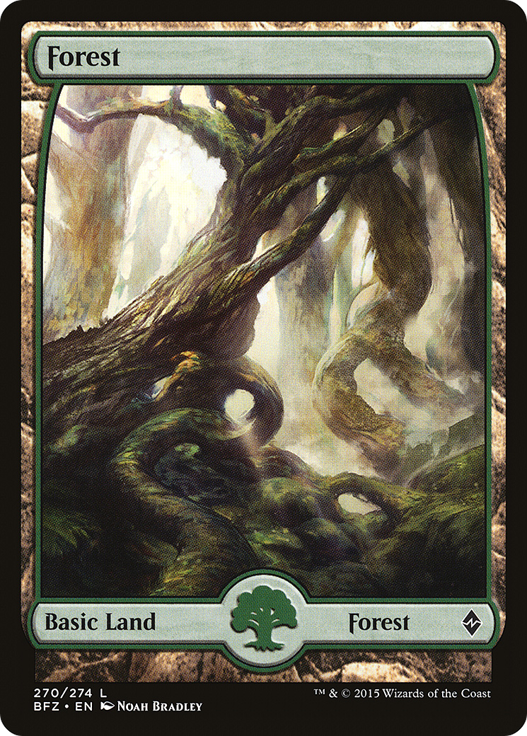 Image of Forest (270) - Full Art (BFZ-270) - Battle for Zendikar
