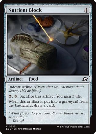 Image of Nutrient Block (EOE-243) - Edge of Eternities Foil