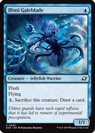Image of Illvoi Galeblade (EOE-058) - Edge of Eternities Foil