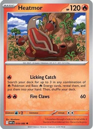 Image of Heatmor 019/086  SV White Flare - Uncommon