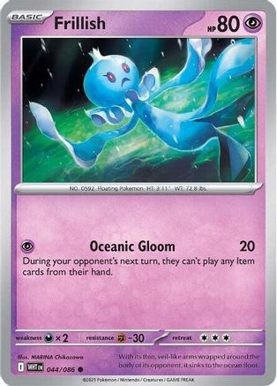 Image of Frillish 044/086  SV White Flare - Common