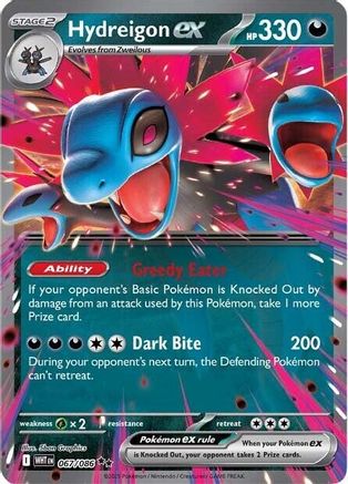 Image of Hydreigon ex 067/086  - Holofoil SV White Flare - Double Rare
