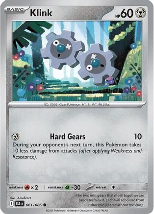 Image of Klink 061/086  - Reverse Holofoil SV Black Bolt - Common