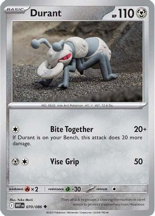 Image of Durant 070/086  SV White Flare - Uncommon