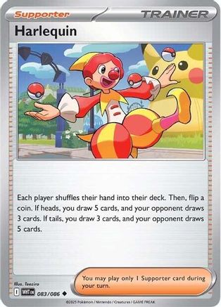 Image of Harlequin 083/086  SV White Flare - Uncommon