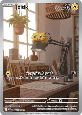 Image of Joltik 116/086  - Holofoil SV White Flare - Illustration Rare