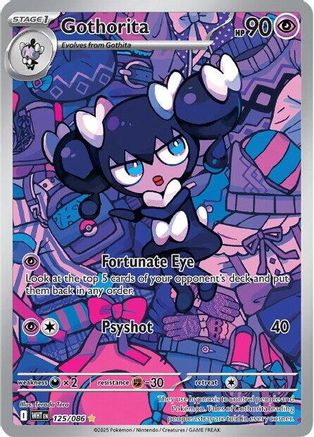 Image of Gothorita 125/086  - Holofoil SV White Flare - Illustration Rare