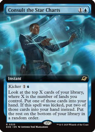 Image of Consult the Star Charts (Extended Art) (EOE-325) - Edge of Eternities Foil