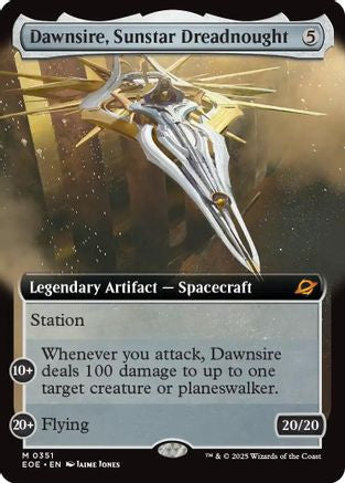 Image of Dawnsire, Sunstar Dreadnought (Extended Art) (EOE-351) - Edge of Eternities