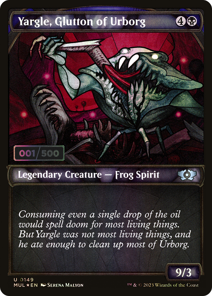 Image of Yargle, Glutton of Urborg (Serial Numbered) (MUL-149) - Multiverse Legends: (Showcase) Foil