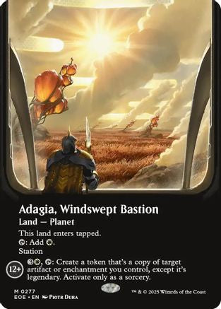 Image of Adagia, Windswept Bastion (Borderless) (EOE-277) - Edge of Eternities
