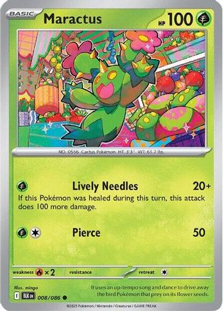 Image of Maractus 008/086  SV Black Bolt - Common