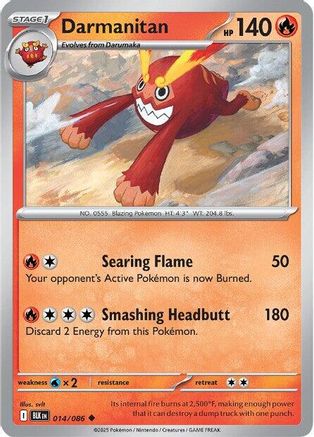Image of Darmanitan 014/086  SV Black Bolt - Uncommon