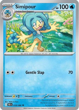 Image of Simipour 018/086  SV Black Bolt - Uncommon