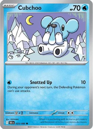 Image of Cubchoo 025/086  SV Black Bolt - Common