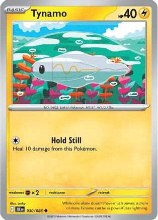 Image of Tynamo 030/086  - Reverse Holofoil SV Black Bolt - Common