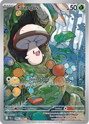 Image of Foongus 095/086  - Holofoil SV Black Bolt - Illustration Rare
