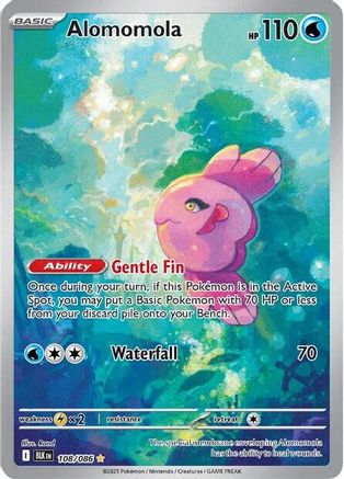 Image of Alomomola 108/086  - Holofoil SV Black Bolt - Illustration Rare