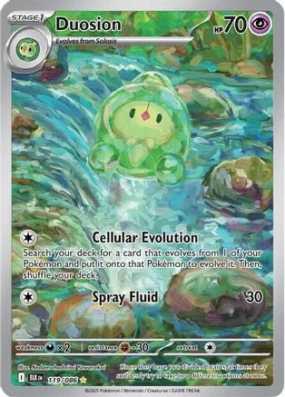 Image of Duosion 119/086  - Holofoil SV Black Bolt - Illustration Rare