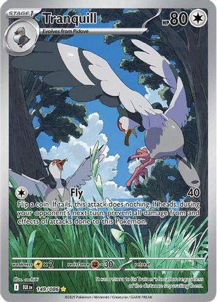 Image of Tranquill 149/086  - Holofoil SV Black Bolt - Illustration Rare