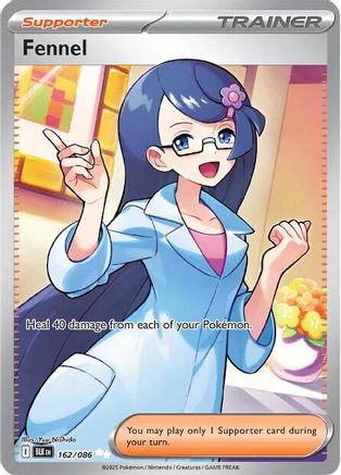 Image of Fennel 162/086  - Holofoil SV Black Bolt - Ultra Rare