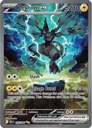 Image of Zekrom ex 166/086  - Holofoil SV Black Bolt - Special Illustration Rare