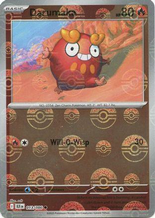 Image of Darumaka (Poke Ball Pattern) 013/086  - Holofoil SV Black Bolt - Common