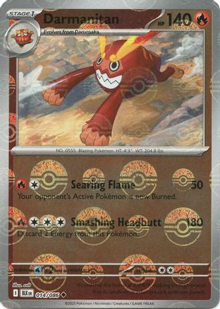 Image of Darmanitan (Poke Ball Pattern) 014/086  - Holofoil SV Black Bolt - Uncommon