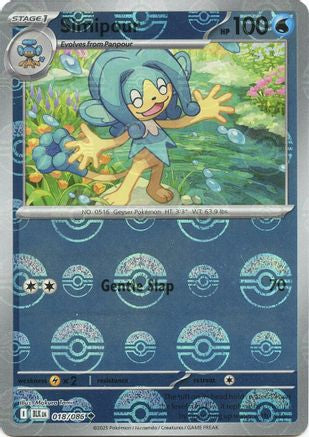 Image of Simipour (Poke Ball Pattern) 018/086  - Holofoil SV Black Bolt - Uncommon