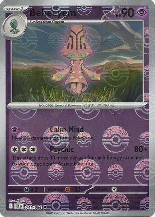 Image of Beheeyem (Poke Ball Pattern) 041/086  - Holofoil SV Black Bolt - Uncommon
