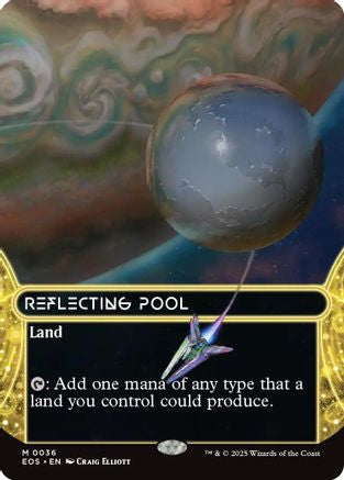 Image of Reflecting Pool (0036) (Borderless) (EOS-036) - Edge of Eternities: Stellar Sights Foil