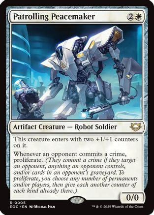 Image of Patrolling Peacemaker (EOC-005) - Commander: Edge of Eternities