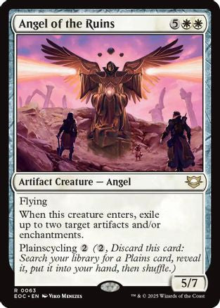 Image of Angel of the Ruins (EOC-063) - Commander: Edge of Eternities