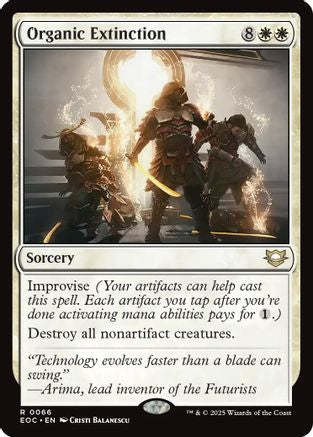 Image of Organic Extinction (EOC-066) - Commander: Edge of Eternities