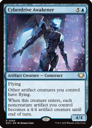 Image of Cyberdrive Awakener (EOC-069) - Commander: Edge of Eternities